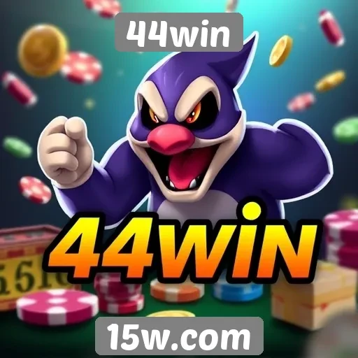 Diversidade de jogos disponíveis no 44win