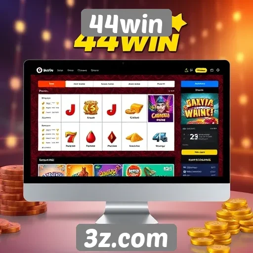 Interface de usuário do 44win é intuitiva